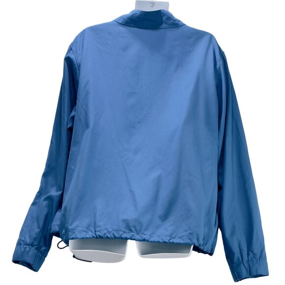 WP GOLF WEATHERPROOF Men's Blue Shacket Poly Half Zip Front Zip Pockets Size XXL - Picture 2 of 6